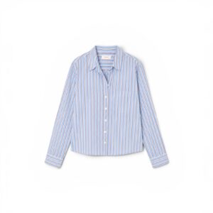 Bluse WYLER in blue white, XIRENA
