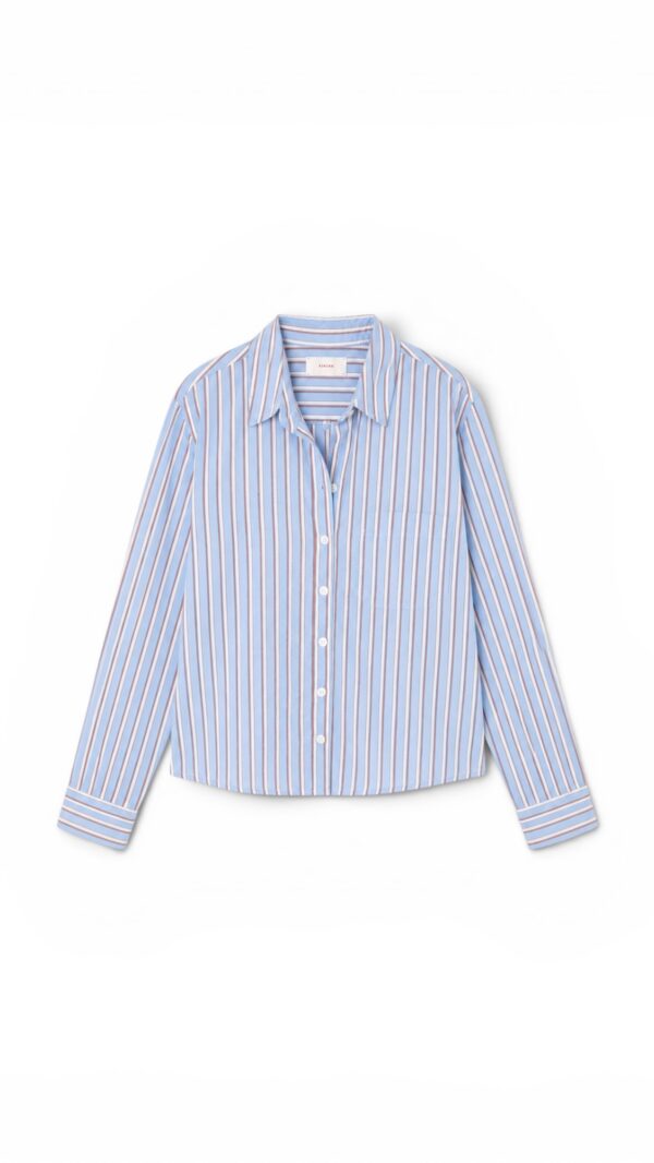 Bluse WYLER in blue white, XIRENA