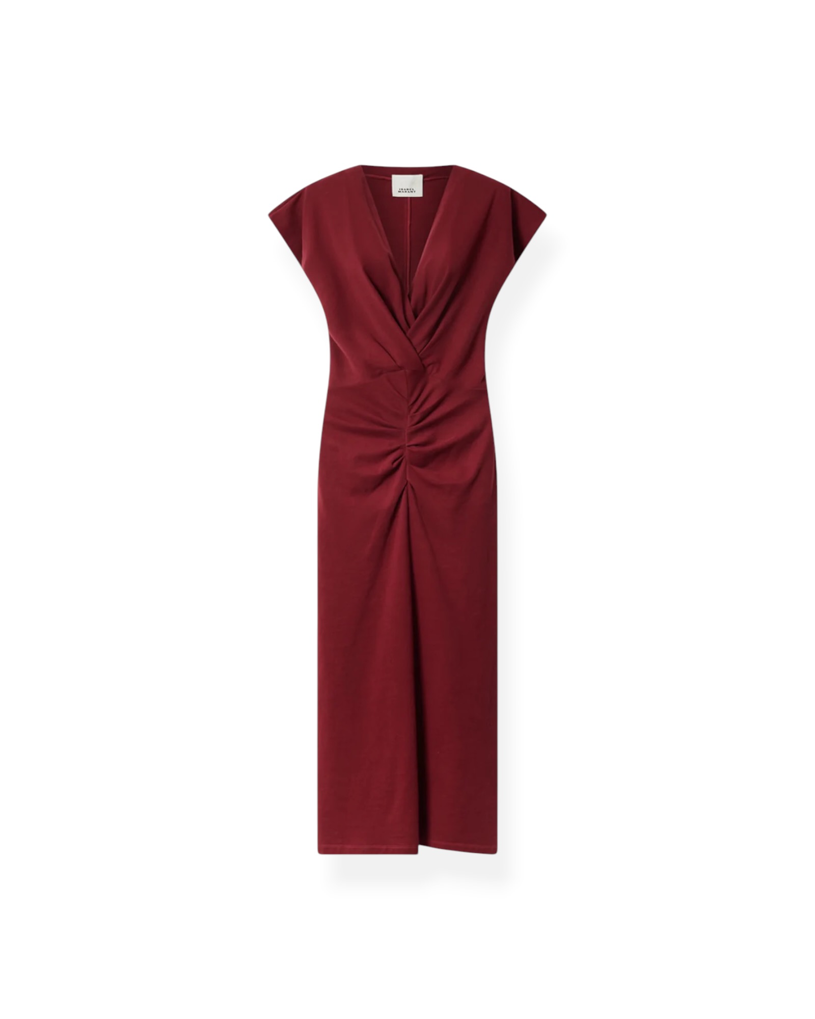 Kleid NADRA in dark Burgundy, ISABEL MARANT