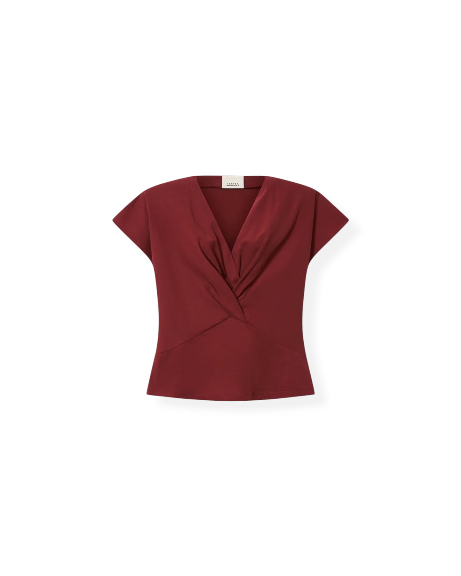 T-Shirt Nadrine in dark burgundy Isabel Marant