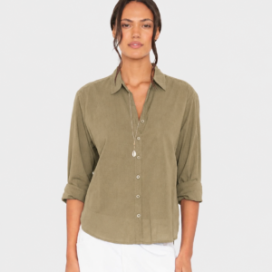 Bluse BOWIE in olive XIRENA