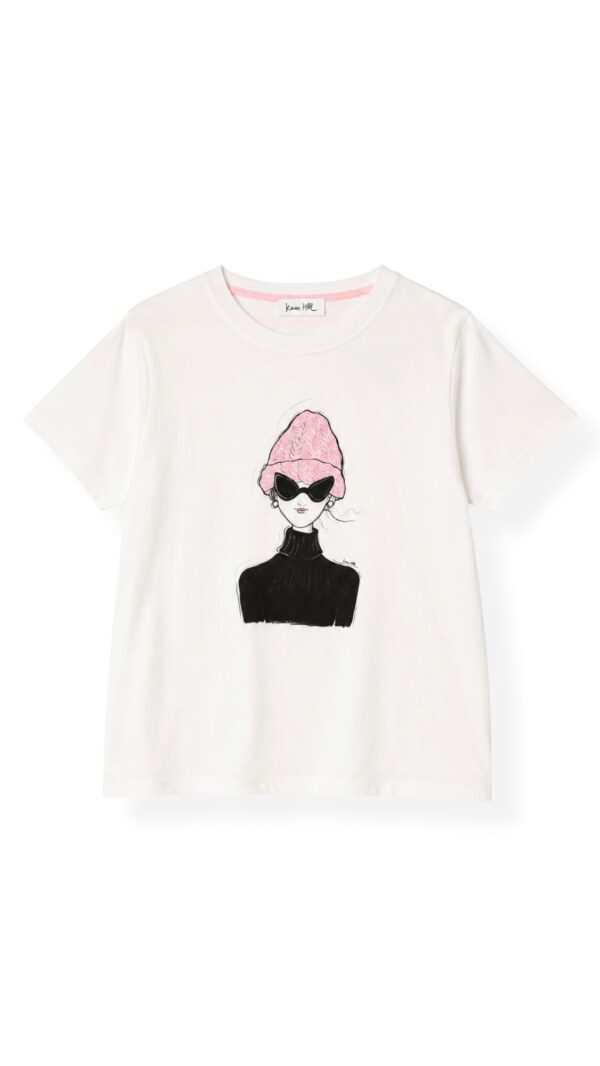 T-Shirt PINK HAT, Kera Till