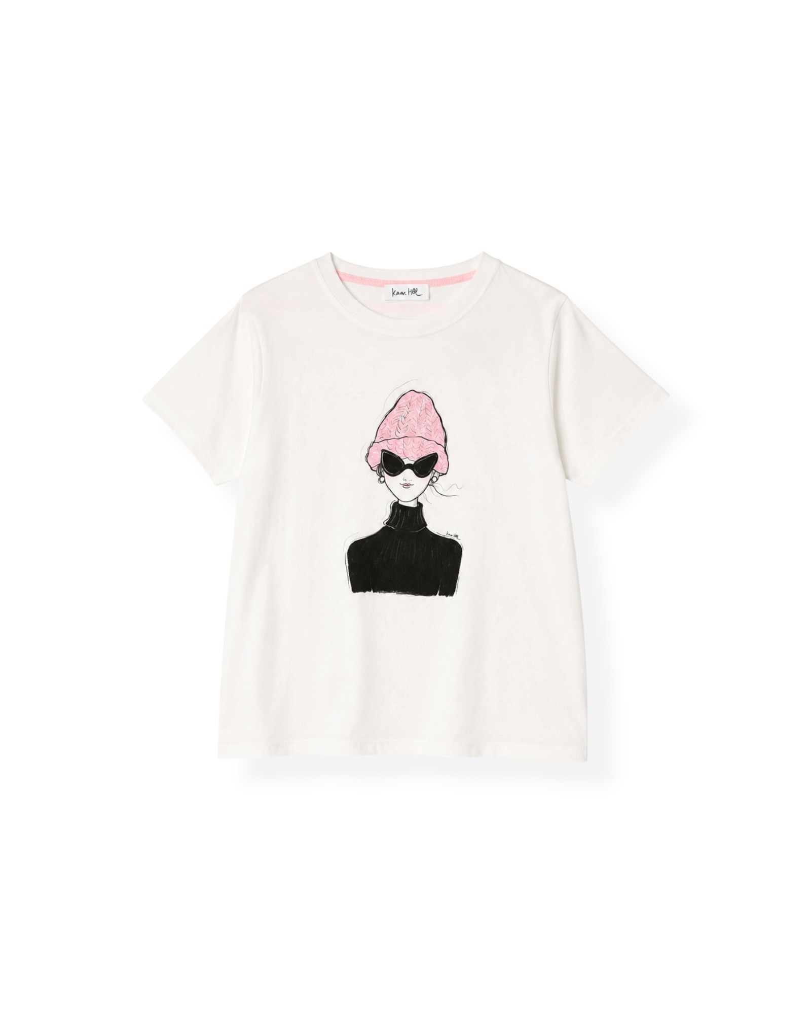 T-Shirt PINK HAT, Kera Till