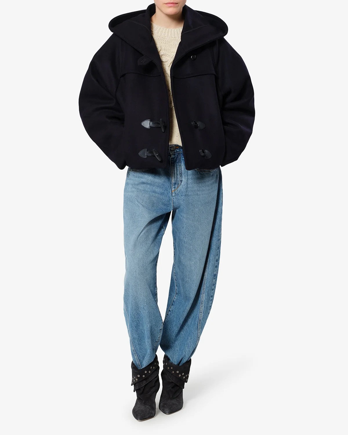 Jacke TRIXIE in dark navy ISABEL MARANT