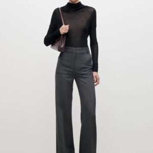 Hose ALINA in ash melange, VICTORIA BECKHAM