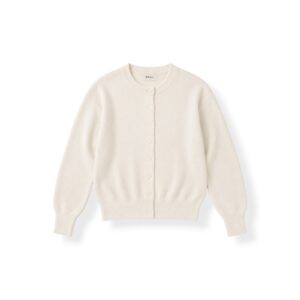 Cardigan Classic in Off White, Rhea