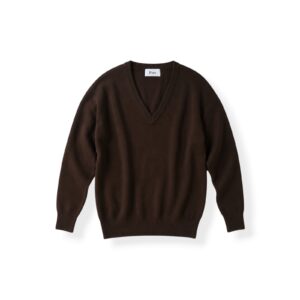 Pullover Deep V in Brown