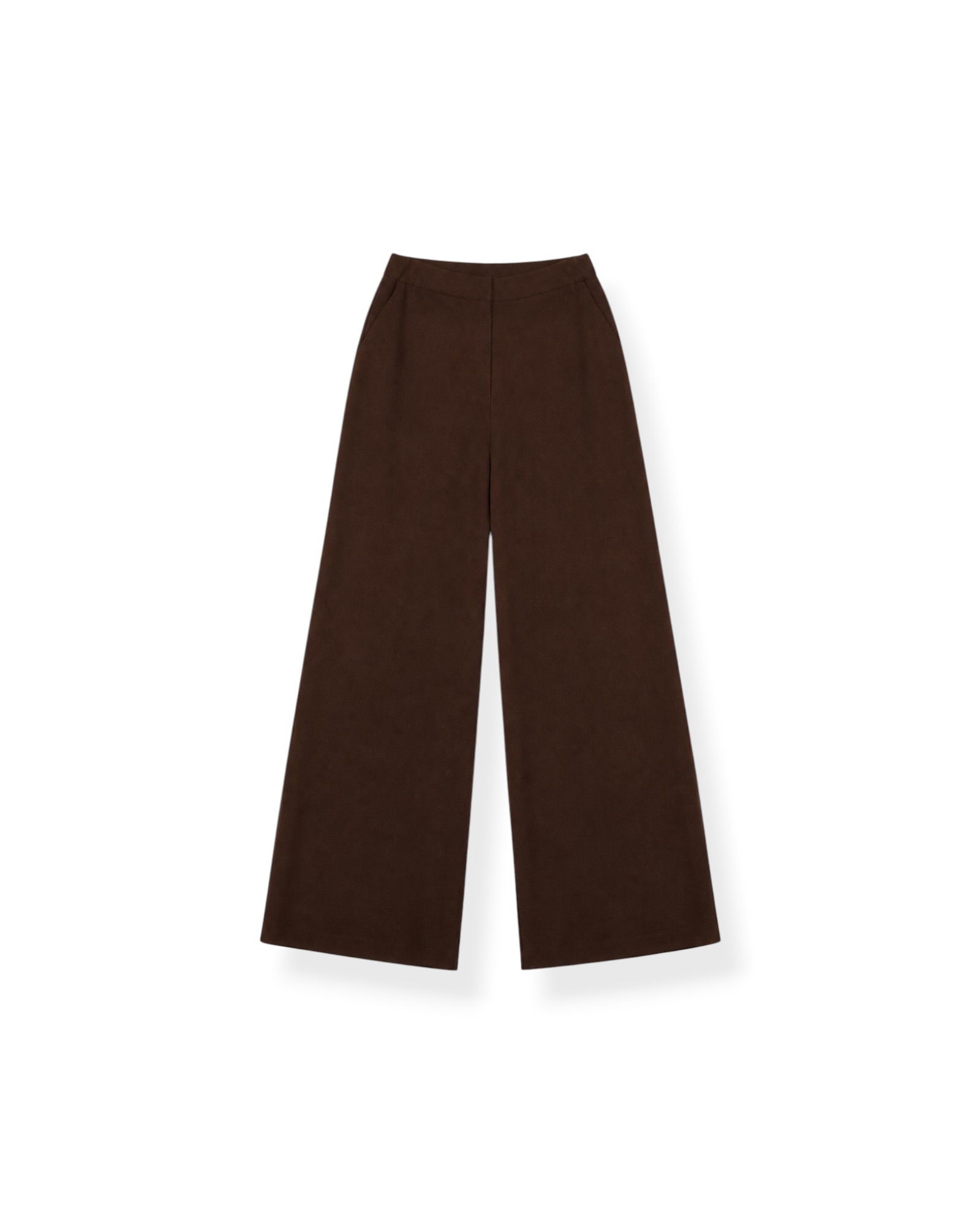 Knitted Pants in Brown, RHEA