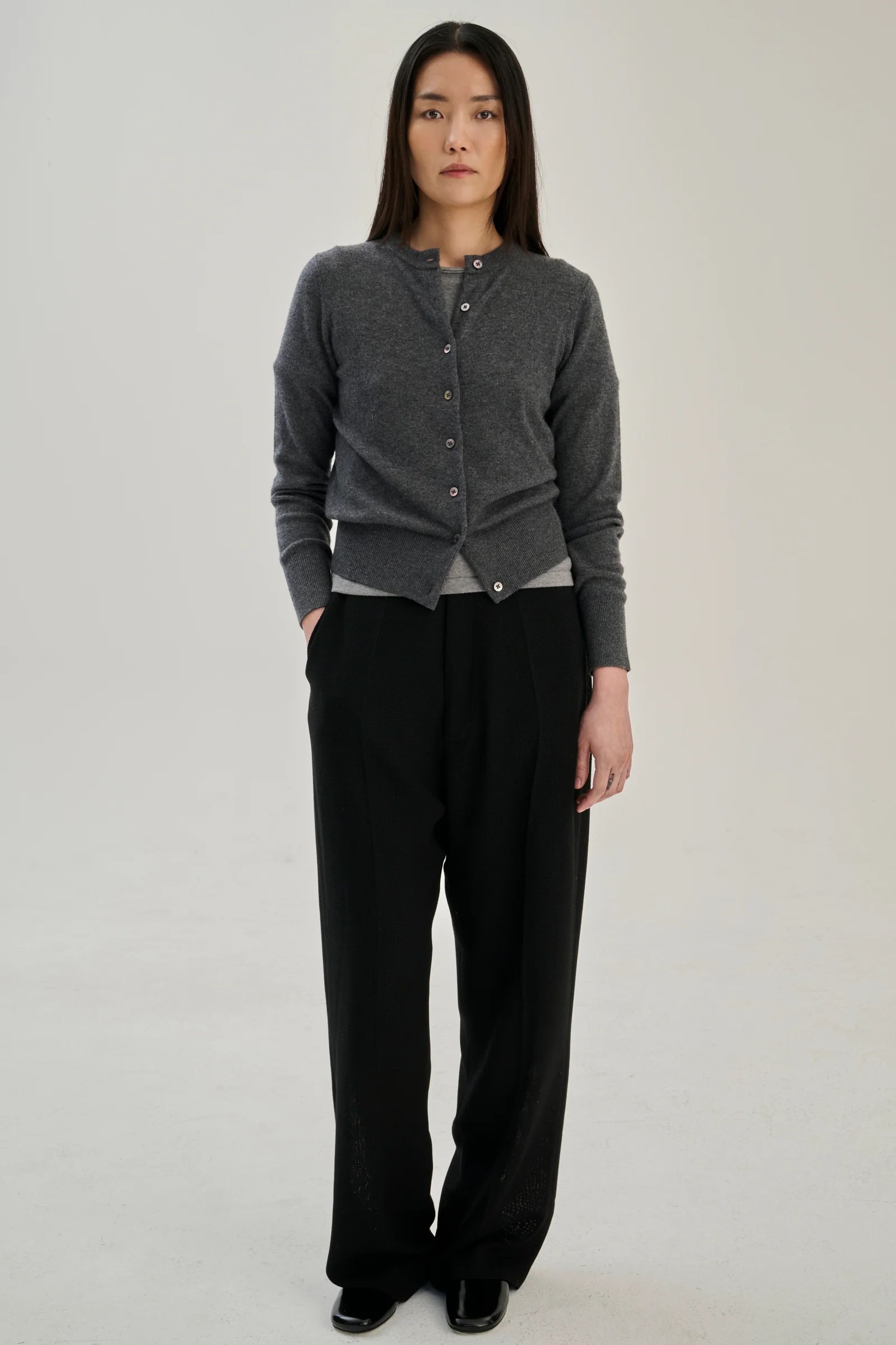 Cardigan CLASSIC in Grey