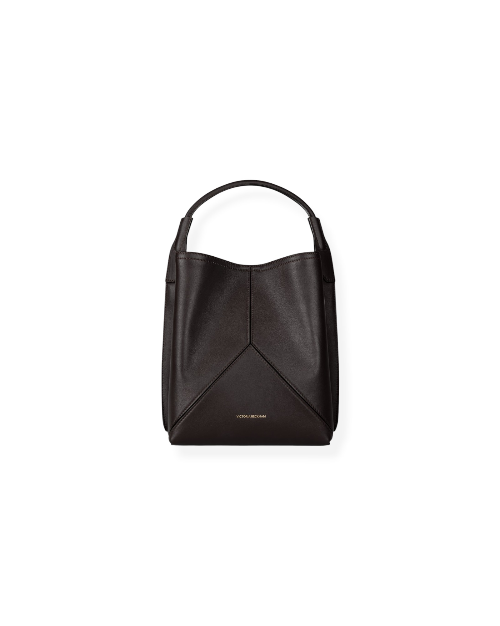 Victoria Bucket bag in coffee VICTORIA BECKHAM