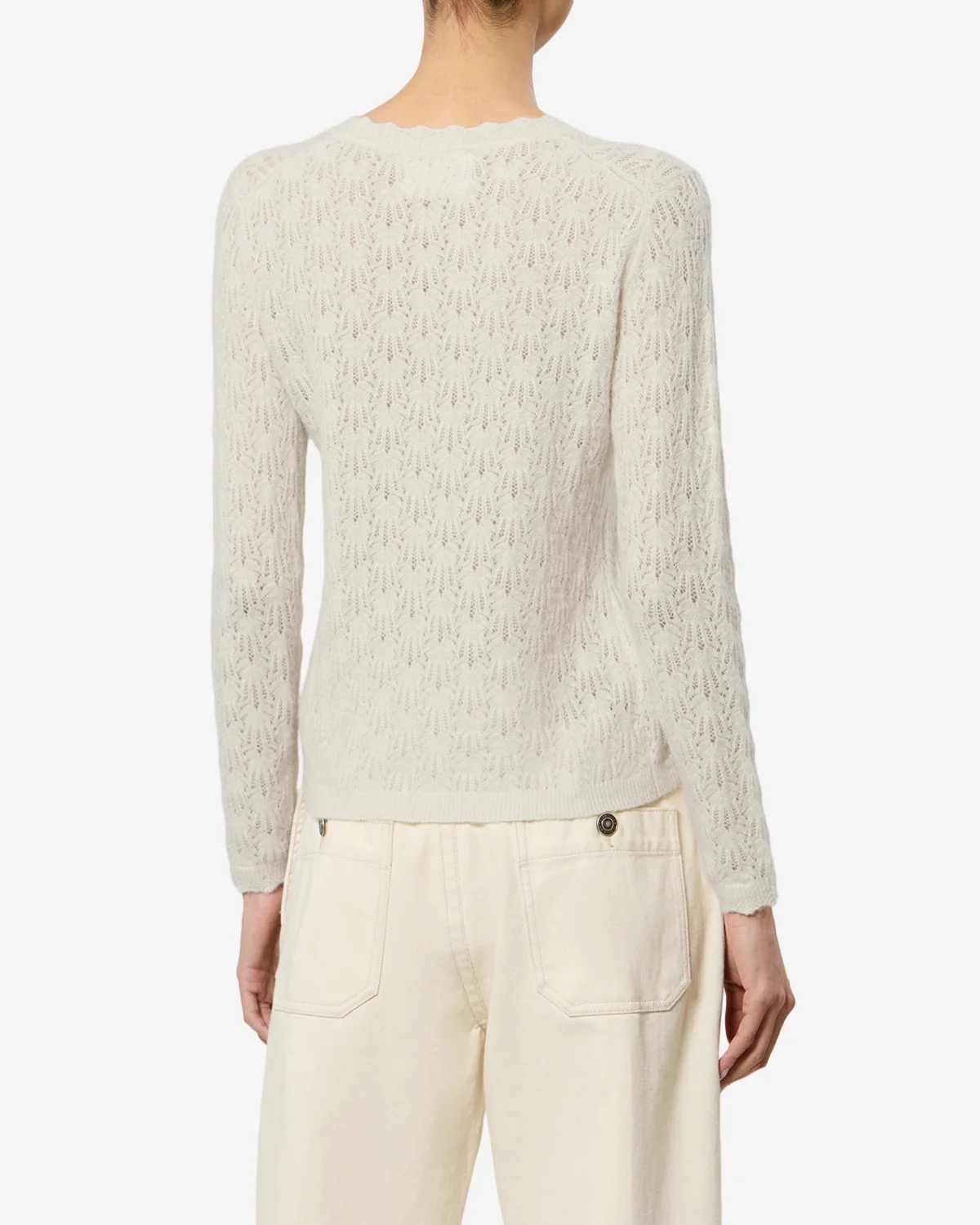 Pullover OBELINE in cream ISABEL MARANT