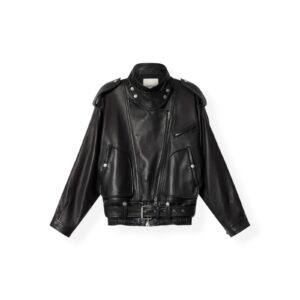Lederjacke FARZA in black ISABEL MARANT