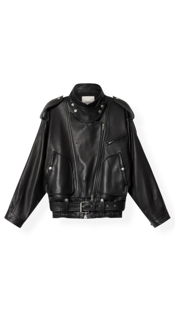 Lederjacke FARZA in black ISABEL MARANT