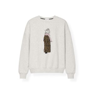 Sweatshirt LEO MANTEL in heather grey, Kera Till