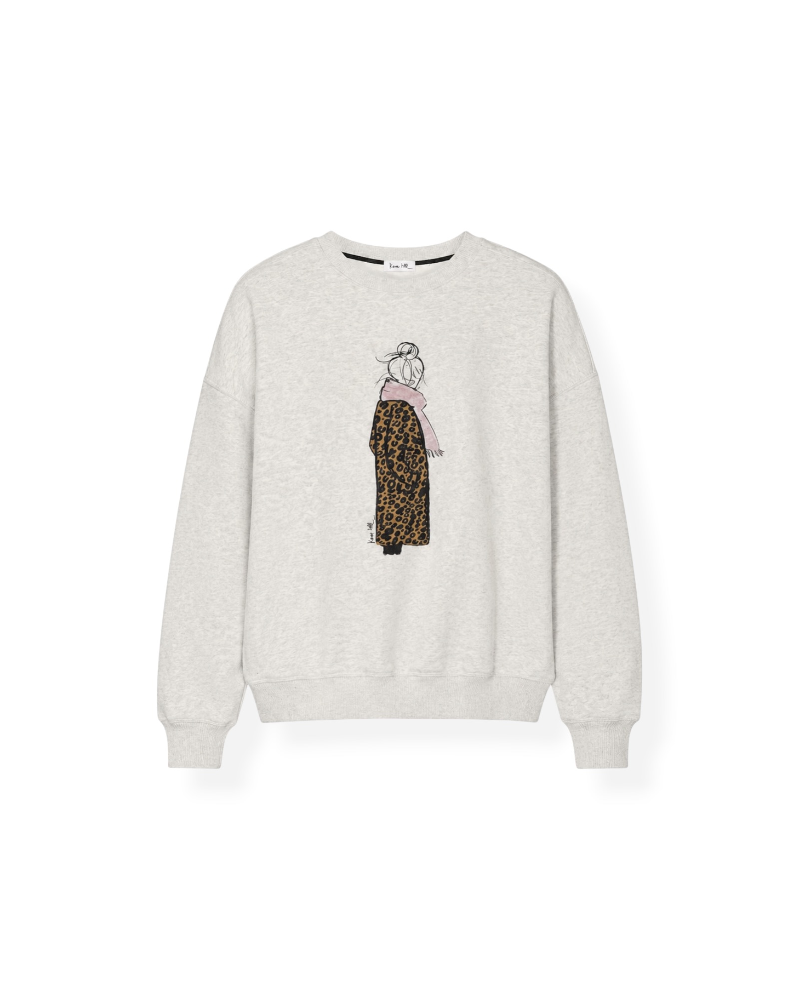 Sweatshirt LEO MANTEL in heather grey, Kera Till