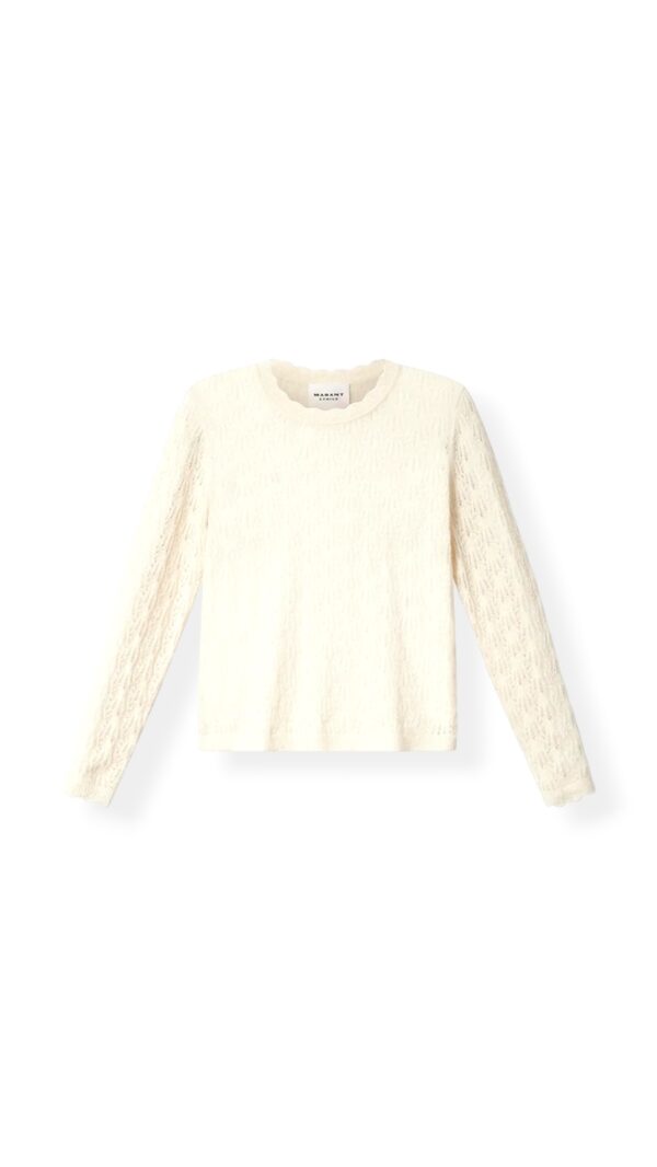 Pullover OBELINE in cream ISABEL MARANT
