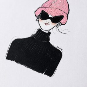 Hoodie PINK HAT, Kera Till