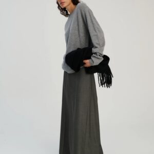 Pullover oversized in Mid Grey, RHEA