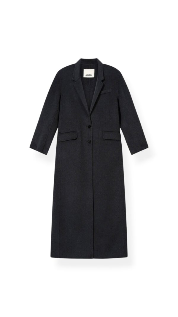 Mantel CLESA in anthracite ISABEL MARANT