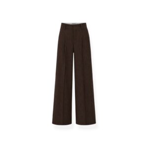 Hose IVON FLANNEL in dark brown, ROSSI