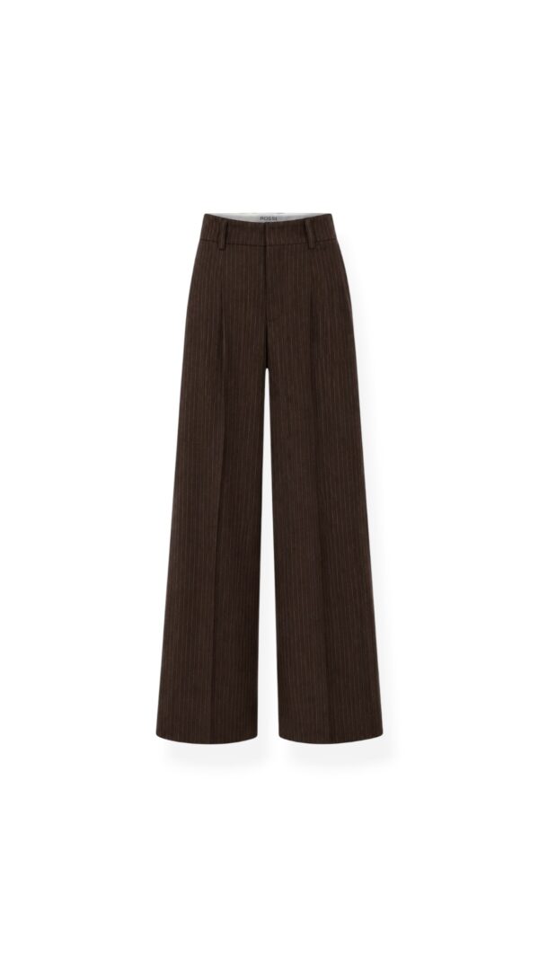 Hose IVON FLANNEL in dark brown, ROSSI