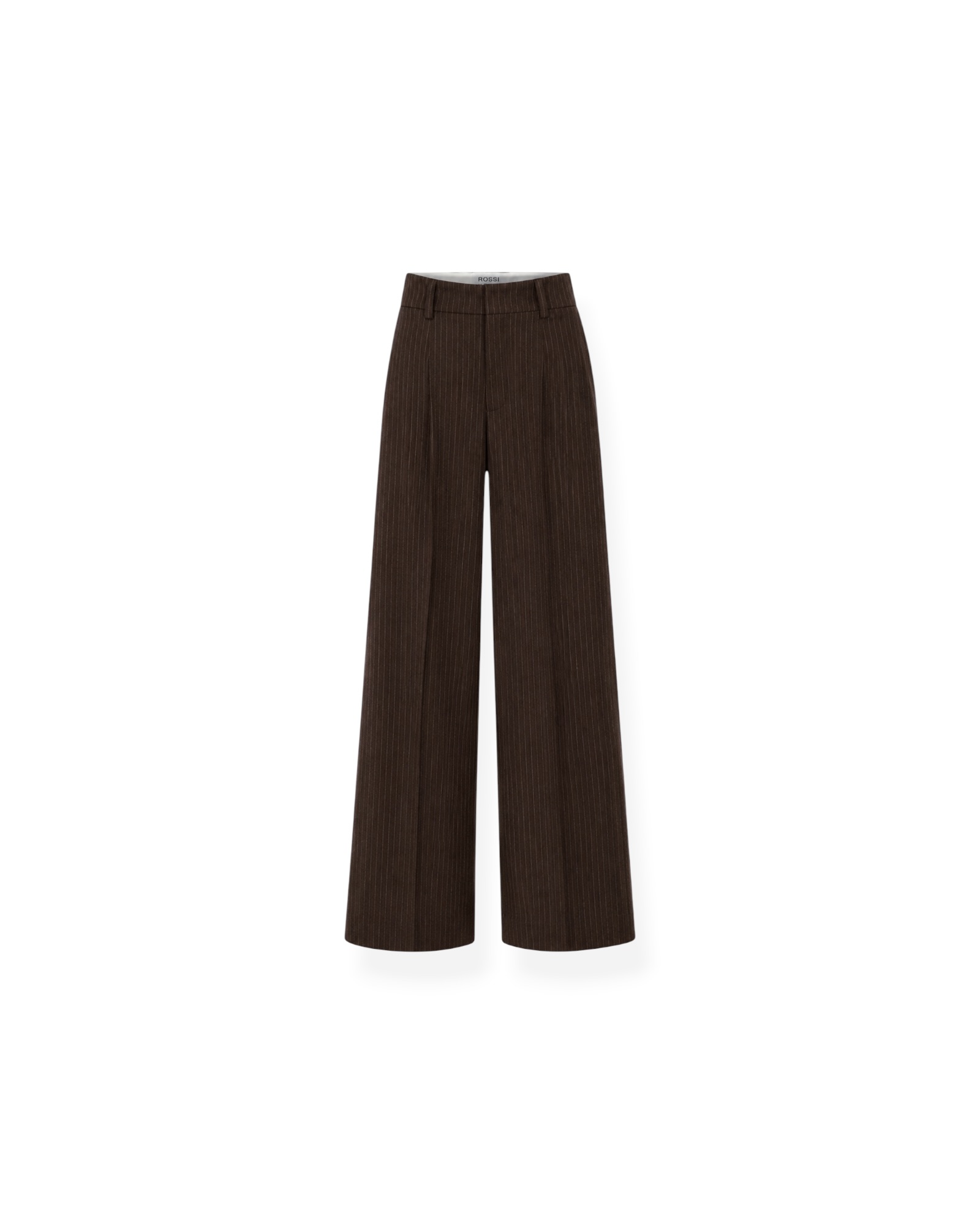 Hose IVON FLANNEL in dark brown, ROSSI