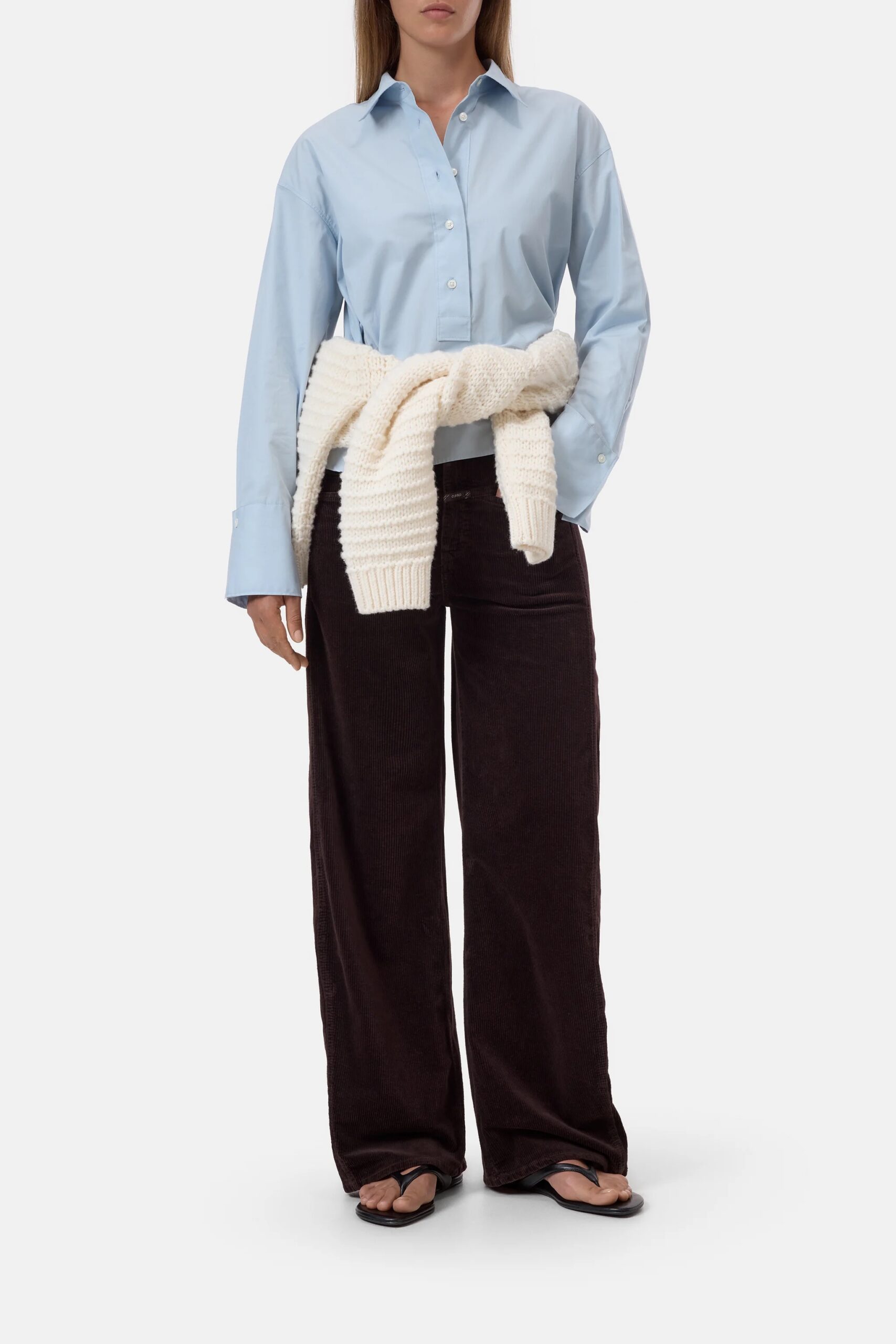 Hose TORI-X in chocolate brown CLOSED