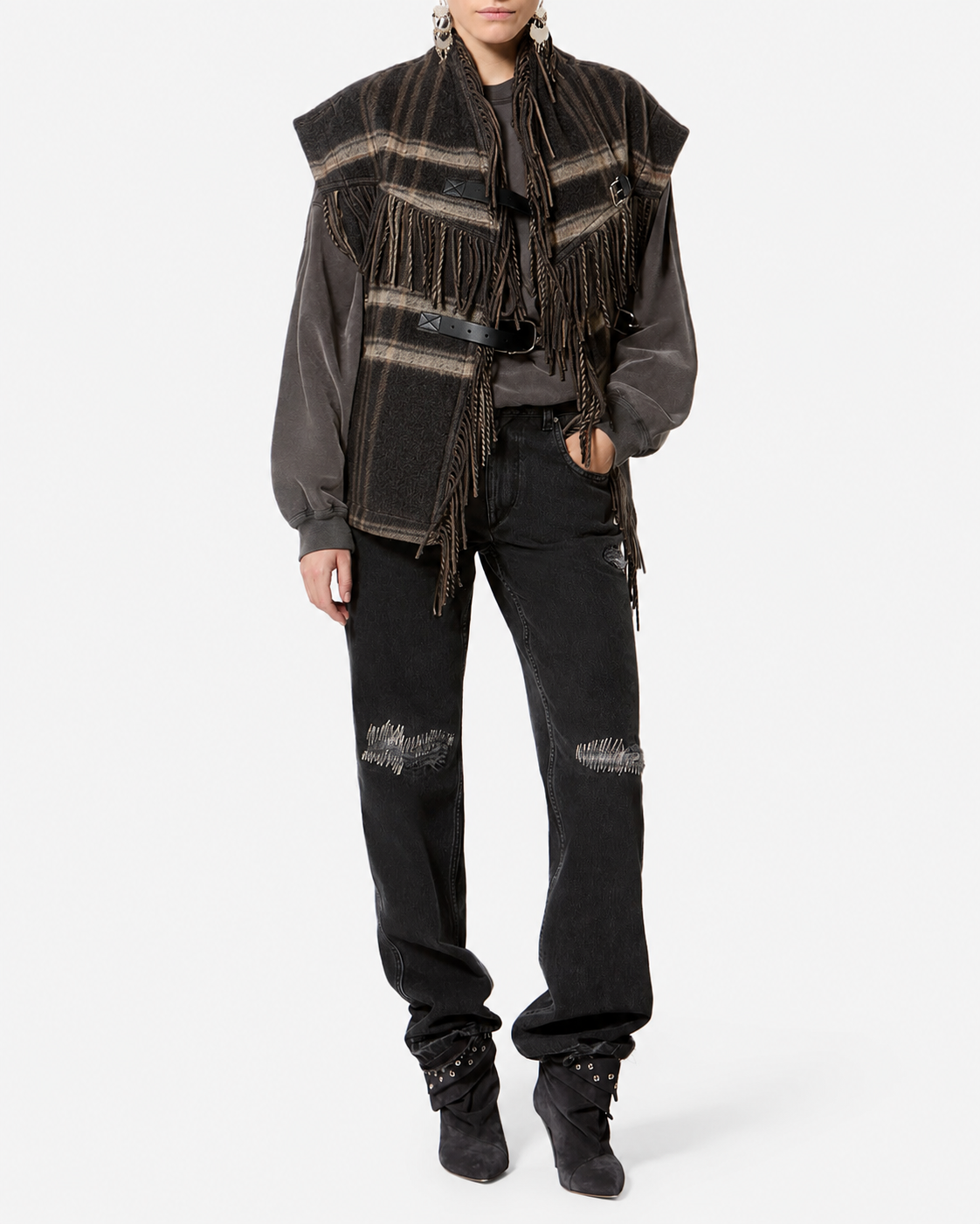 Jacke GINESA in braun ISABEL MARANT