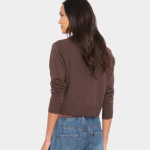 Cardigan BRAZIL in chocolate brown, XIRENA