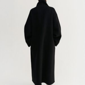 Mantel KAITY in black ALMADA LABEL