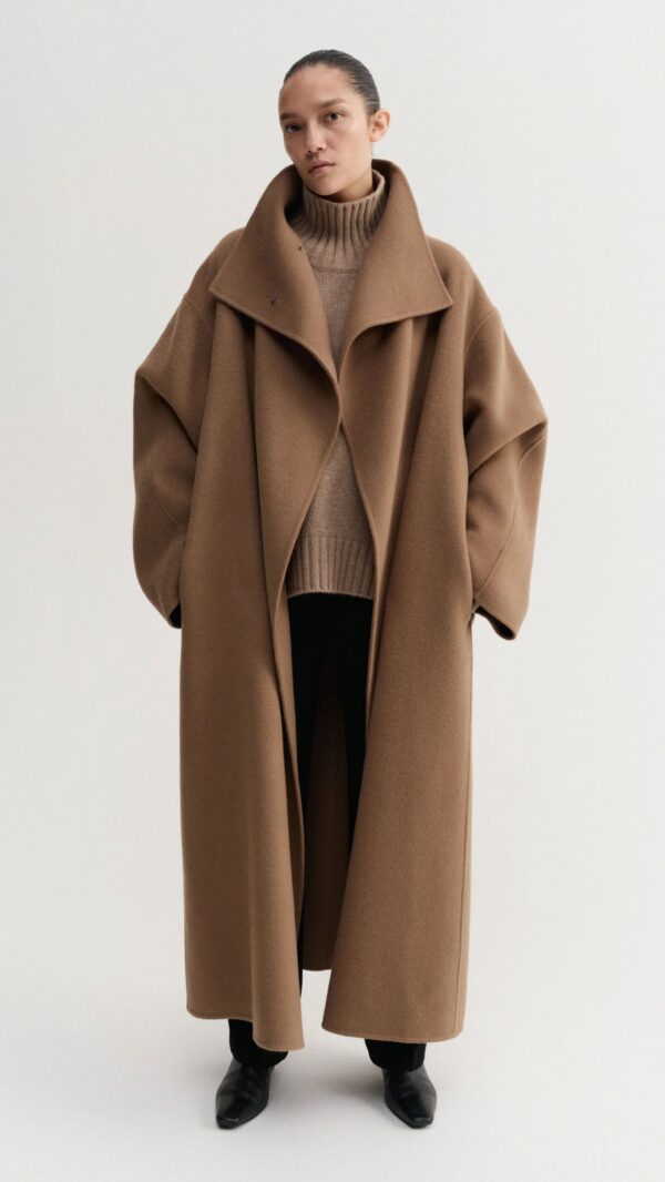 Mantel KAITY in Tan ALMADA LABEL