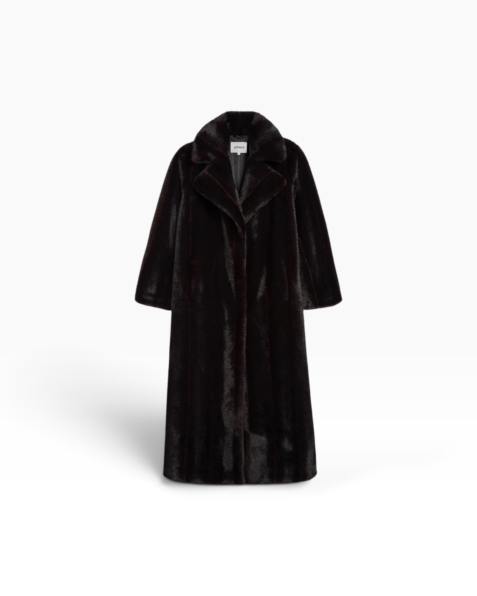 Mantel GABRIELLE in schwarz braun, APPARIS