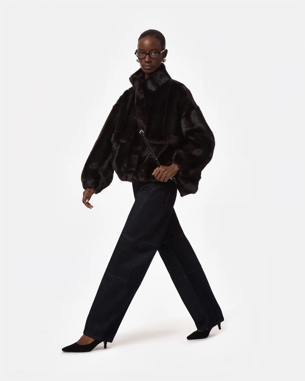 Jacke IRIS in schwarz braun APPARIS