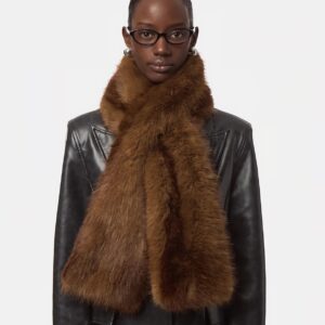 Schal KAI MINK in brown APPARIS
