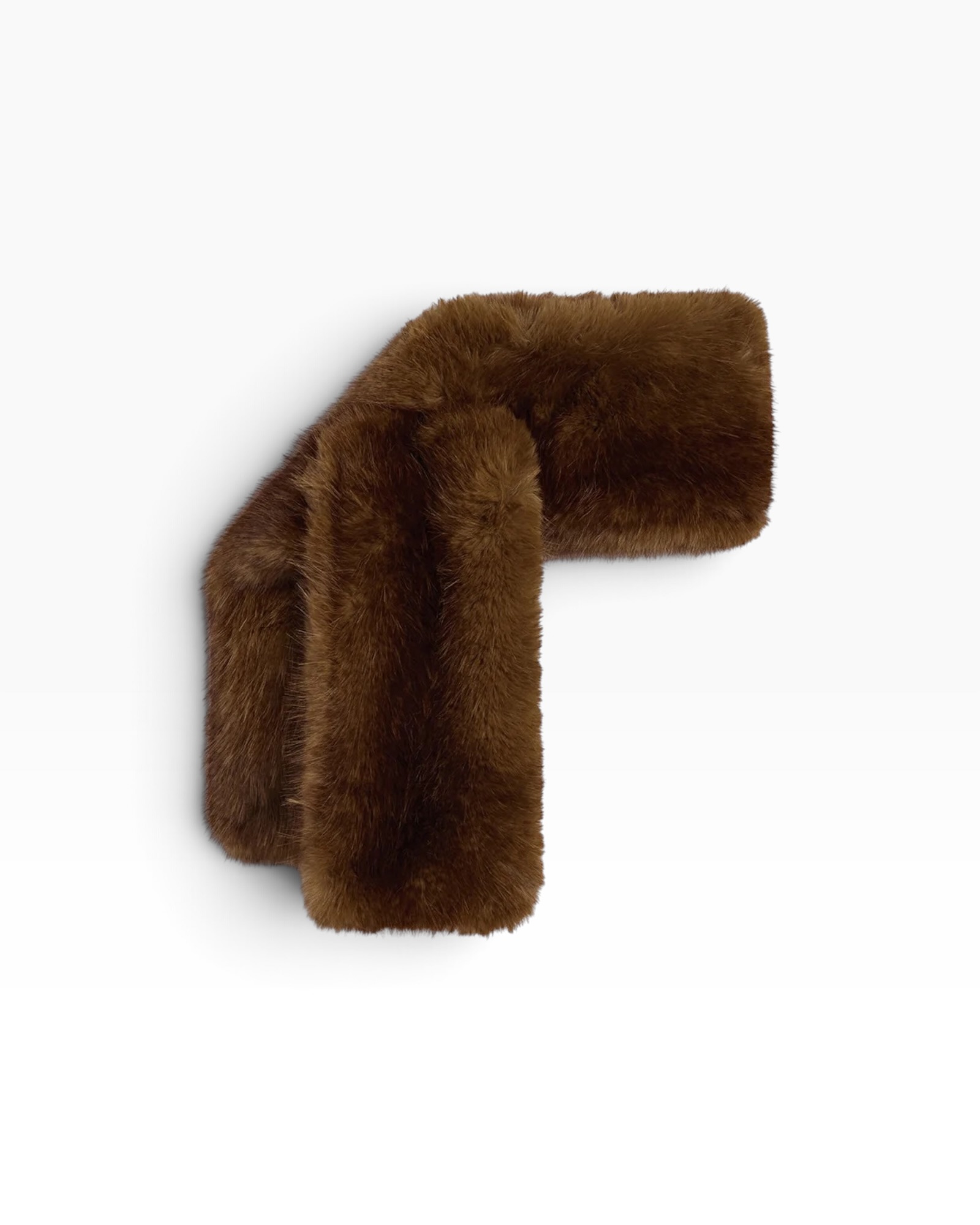 Schal KAI MINK in brown APPARIS