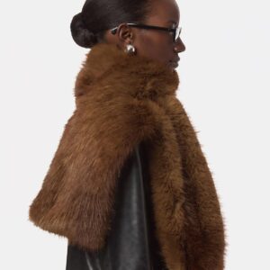 Schal KAI MINK in brown APPARIS