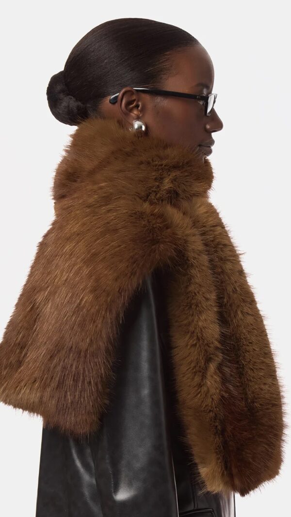 Schal KAI MINK in brown APPARIS