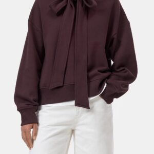 Hoodie in Chocolate brown