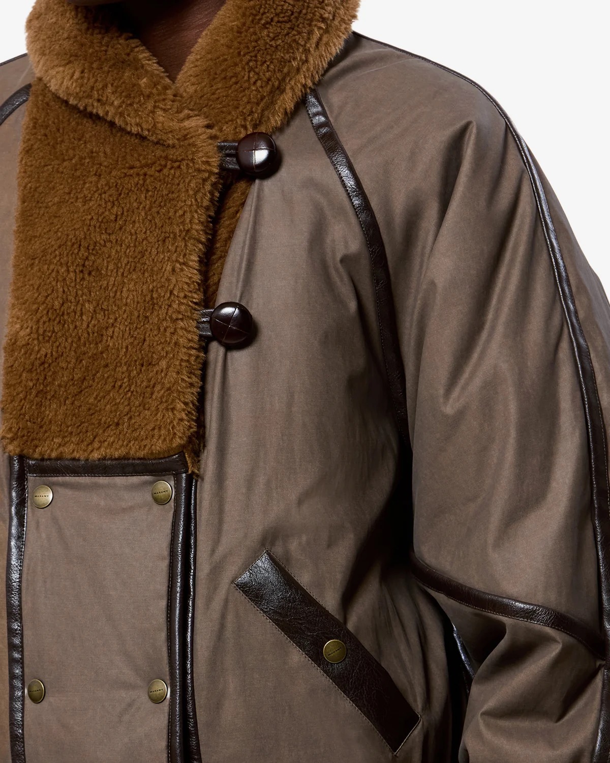 Jacke OLINKA in braun ISABEL MARANT