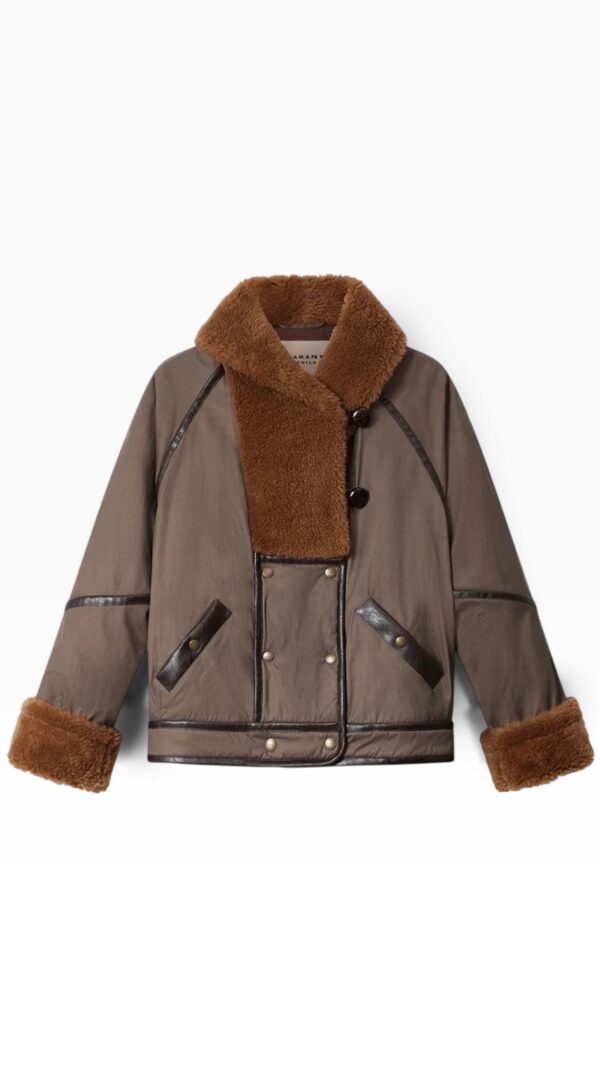 Jacke OLINKA in braun ISABEL MARANT