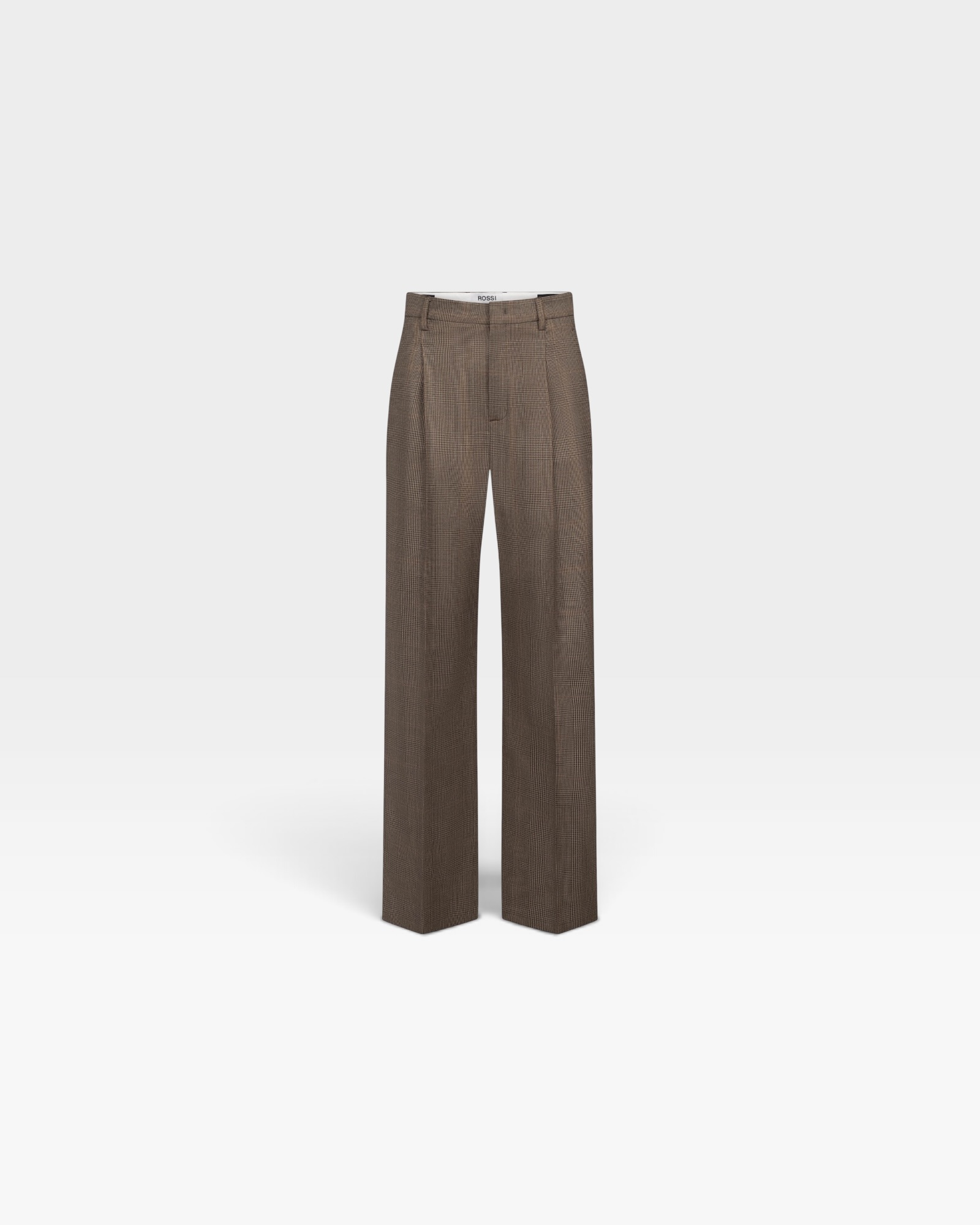 Hose NOMY in brit check brown ROSSI