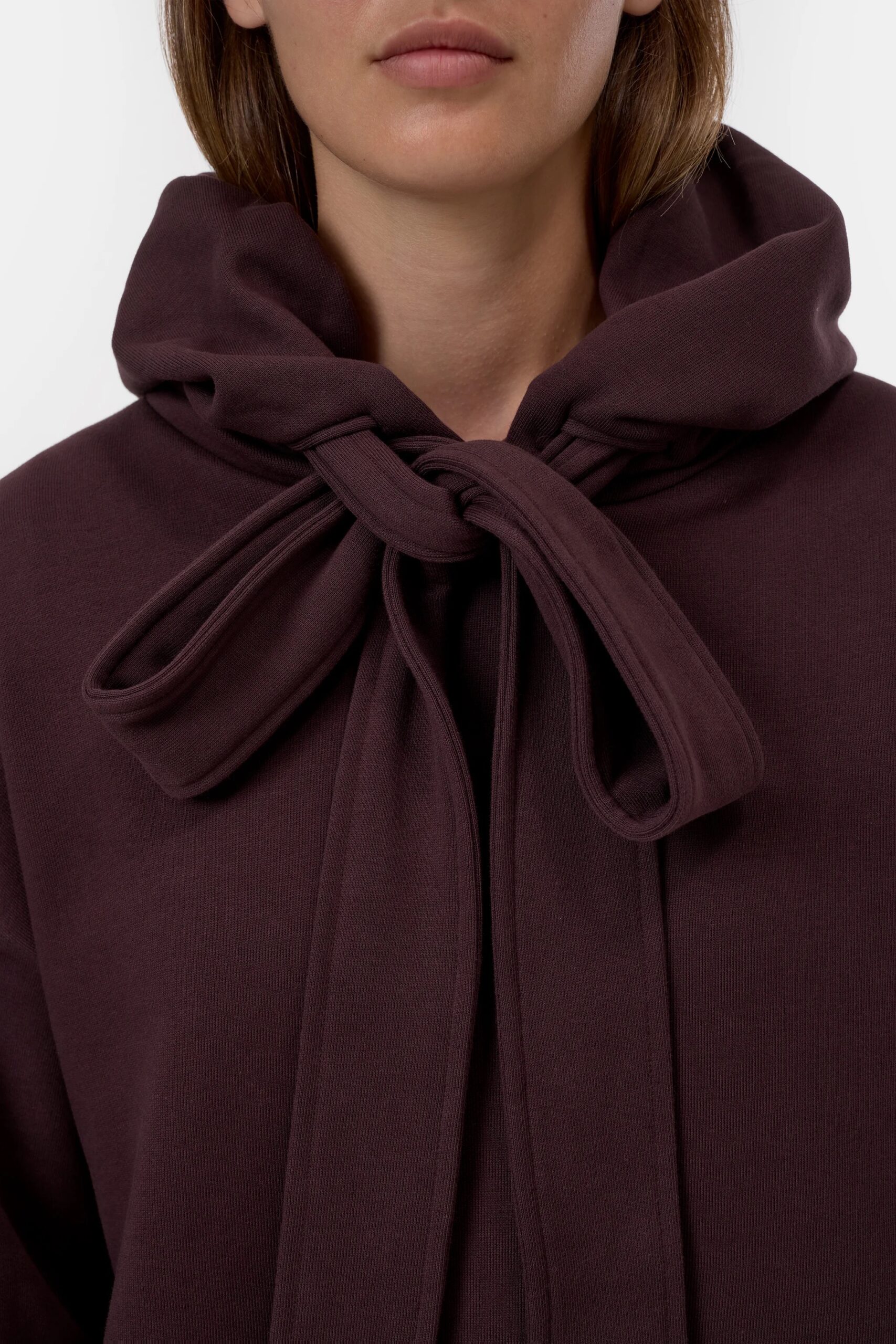 Hoodie in Chocolate brown