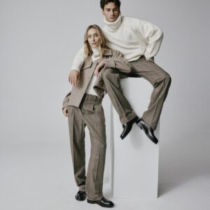 Hose NOMY in brit check brown ROSSI